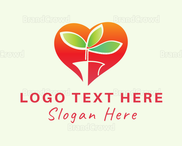 Heart Plant Gardening Logo