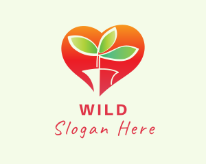 Heart Plant Gardening  Logo