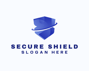 Digital Shield Protection logo design