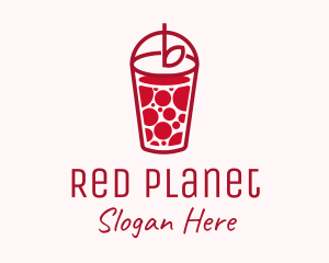 Red Juice Drink logo design