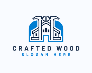 Carpenter - Carpenter Hammer Construction logo design