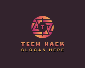 Technology Cyberspace Developer logo design