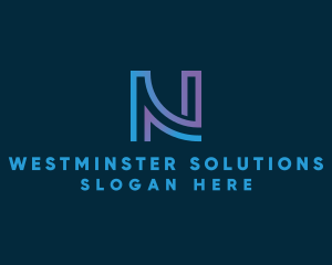 Company Firm Letter N logo design