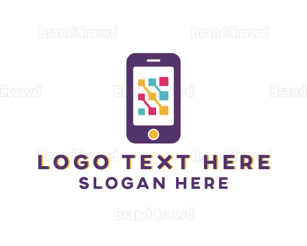 Mobile Phone Apps Logo
