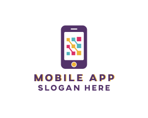 Mobile Phone Apps logo design