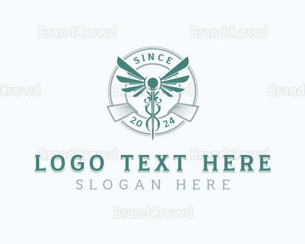 Pharmacy Clinic Caduceus Logo