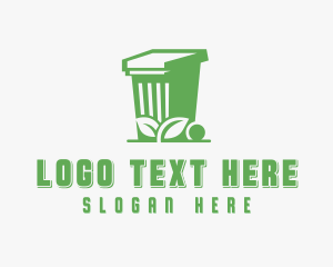 Compost Bin - Eco Waste Disposal logo design