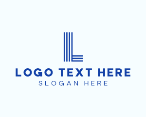 Modern Tech Stripe logo design