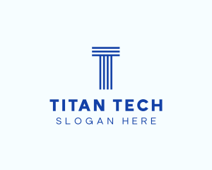 Neon Modern Tech Stripe logo design