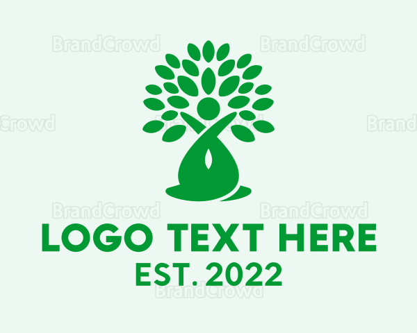 Environmental Activism Tree Logo