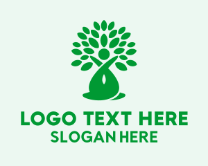 Environmental Activism Tree Logo
