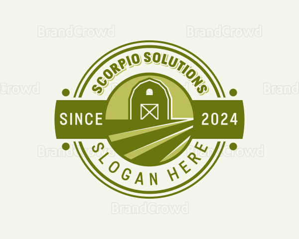 Barn Backyard Garden Logo