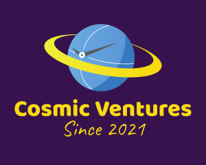 Planetary - Planet Space Time logo design