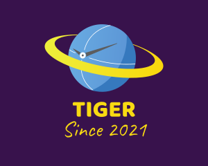 Orbit - Planet Space Time logo design