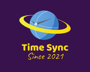 Planet Space Time logo design