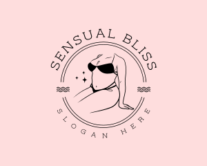 Sensual - Plus Size Swimsuit logo design