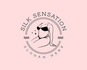 Sensual - Plus Size Swimsuit logo design