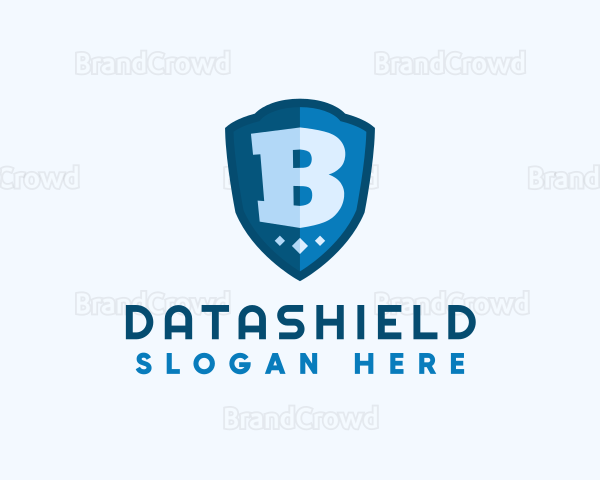 Securty Shield Letter B Logo