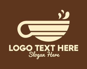 Hot Chocolate - Coffee Cup Drink logo design