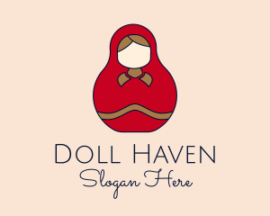 Doll - Russian Matryoshka Doll logo design