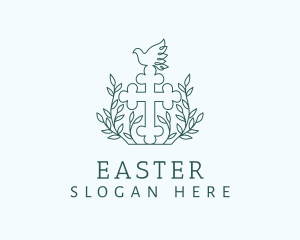 Fellowship - Biblical Cross Dove logo design