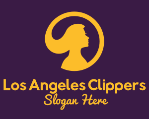 Stylist - Golden Elegant Hair Salon logo design