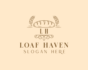 Wheat Bread Baking  logo design