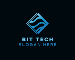 Wave Tech Company logo design