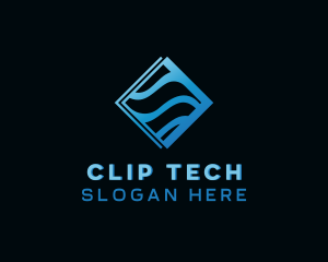 Wave Tech Company logo design