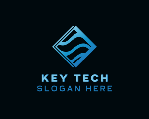 Wave Tech Company logo design