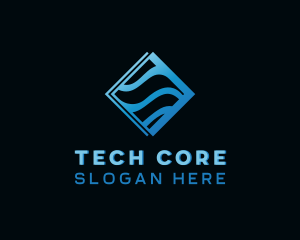 Wave Tech Company logo design