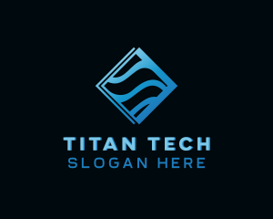 Wave Tech Company logo design