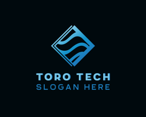 Wave Tech Company logo design