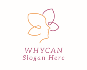 Woman Flower Beauty Salon  Logo