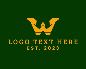 Militia - Regal Letter W Business logo design