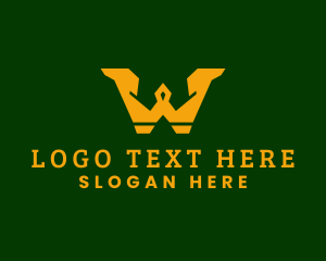 Regal Letter W Business Logo