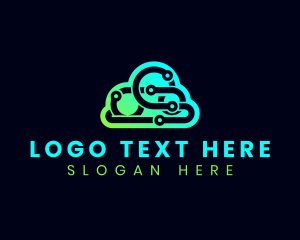 Application - Cyber Technology Cloud logo design