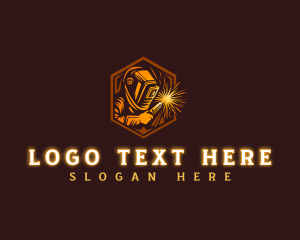 Repair - Industrial Metal Welder logo design