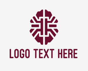 Neurologist - Mental Brain Pattern logo design