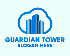 Realty Cloud Towers logo design