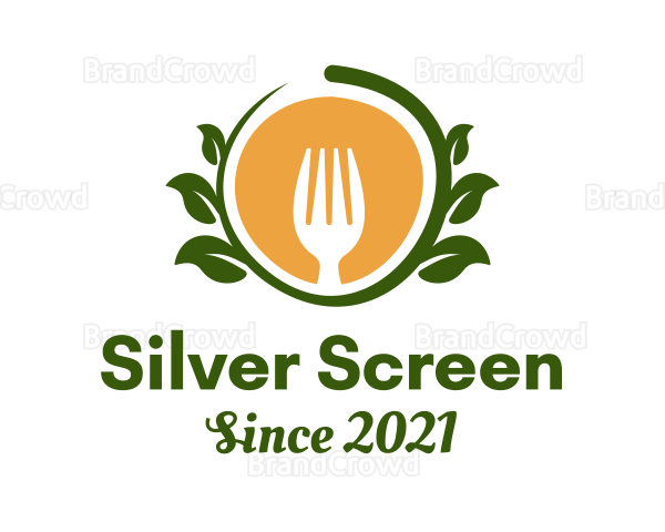 Vegan Restaurant Badge Logo