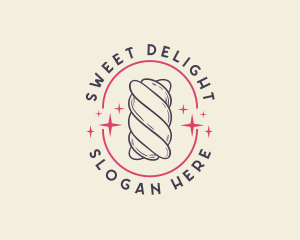 Treat - Sweet Marshmallow Treat logo design