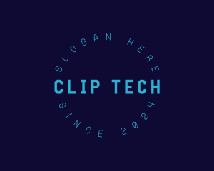 Circle Tech Wordmark logo design