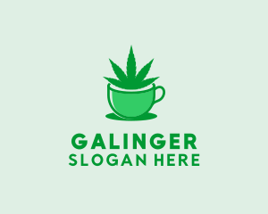 Dispensary - Cannabis Coffee Cafe logo design