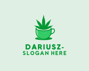 Latte - Cannabis Coffee Cafe logo design