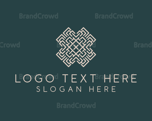 Textile Craftsman Pattern Logo