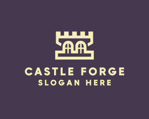 Castle Windows Structure logo design