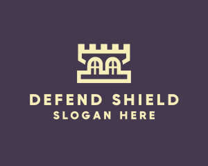 Defend - Castle Windows Structure logo design