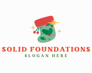 Celebration - Christmas Holiday Socks logo design