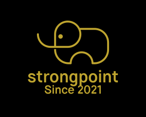 Wild - Minimalist Wild Elephant logo design
